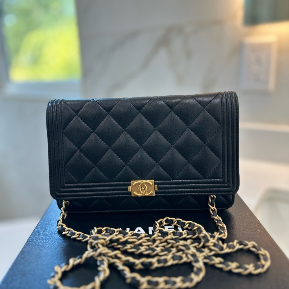 Chanel Leboy Wallet on Chain